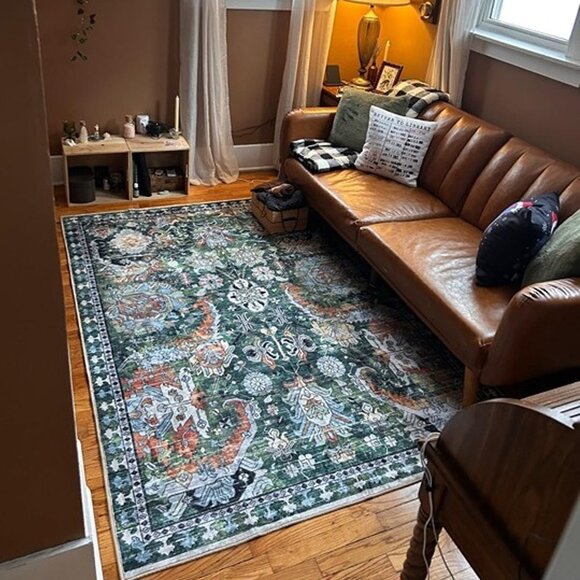 NEW Washable Area Rugs - Perfect for Living Room 4' x 6' - Picture 8 of 9